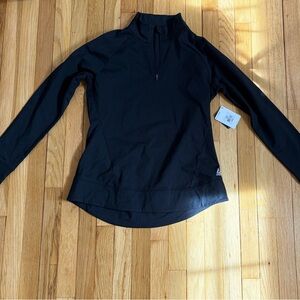 Reebok Black Quarter-Zip Pullover - Women’s Large